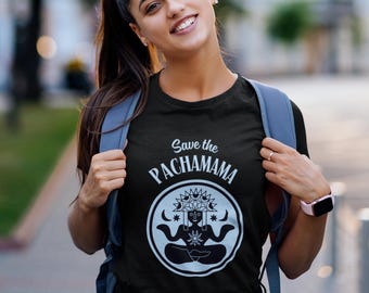 Save the Pachamama Unisex T-Shirt | Andean Spiritual Design | Environmental Awareness