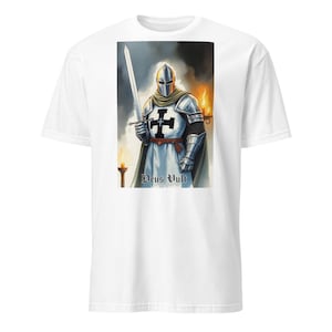 KNIGHTS HOSPITALLER T-shirt, symbol of faith, courage and protection in the crusades