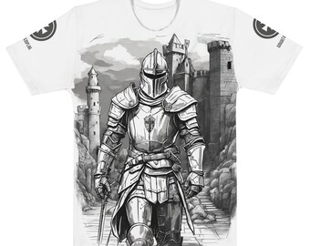 Templar Knight Medieval Tee | Historical Warrior Apparel for Men | Medieval Crusades