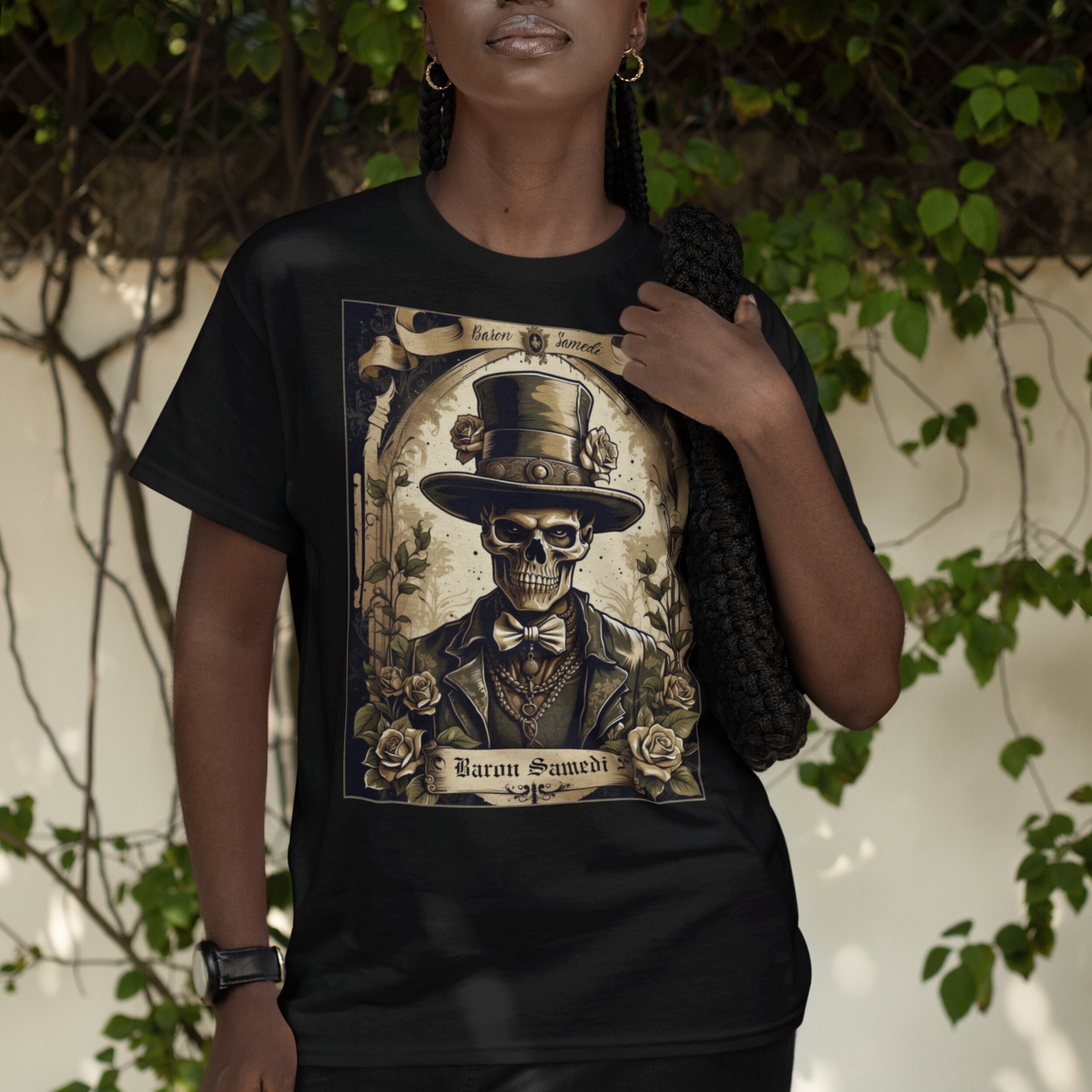 Unravel the Mystery and Magic of Voodoo With Our Intriguing Unisex T shirt Featuring the Loa Baron Samedi Etsy