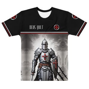 Knights Templar T-shirt, a shield against invaders and a symbol of unbreakable honor
