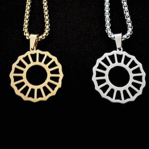 Chaîne miroir, collier argenté doré en acier inoxydable, cadeau hip hop du rappeur américain, chaîne solide et durable
