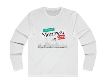 Men's Long Sleeve Crew Tee Quad Montreal 2024