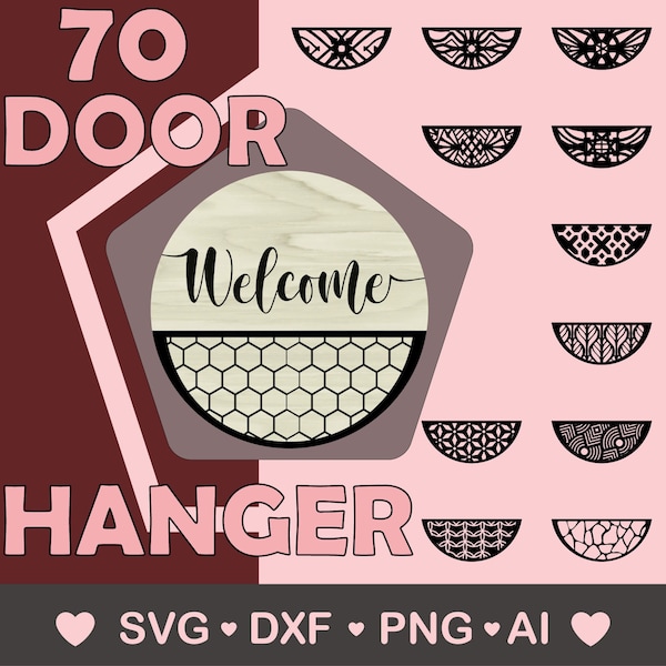 70 Round Sign Svg Bundle + 10 Wellcome Text SVG Bundle, Welcome To Our Home Svg, Porch Sign Svg, Poor Hanger Svg, Welcome Sign Svg,
