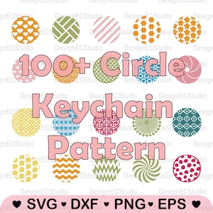 100+ Round Pattern svg, Circle Patterns Svg, Keychain svg, keyring patterns svg, keychain patterns svg, circle keychains, key fob svg