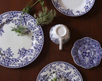 Juego de vajilla de porcelana fina vintage de China, platos de