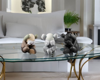 Separat stil designerkonstleksaksfigur – Urban popkonst samlarskulptur, modern heminredning