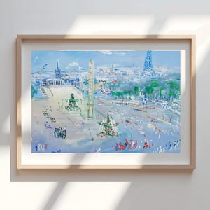 Raoul Dufy Paris Print: Eiffel Tower, French Impressionist Art