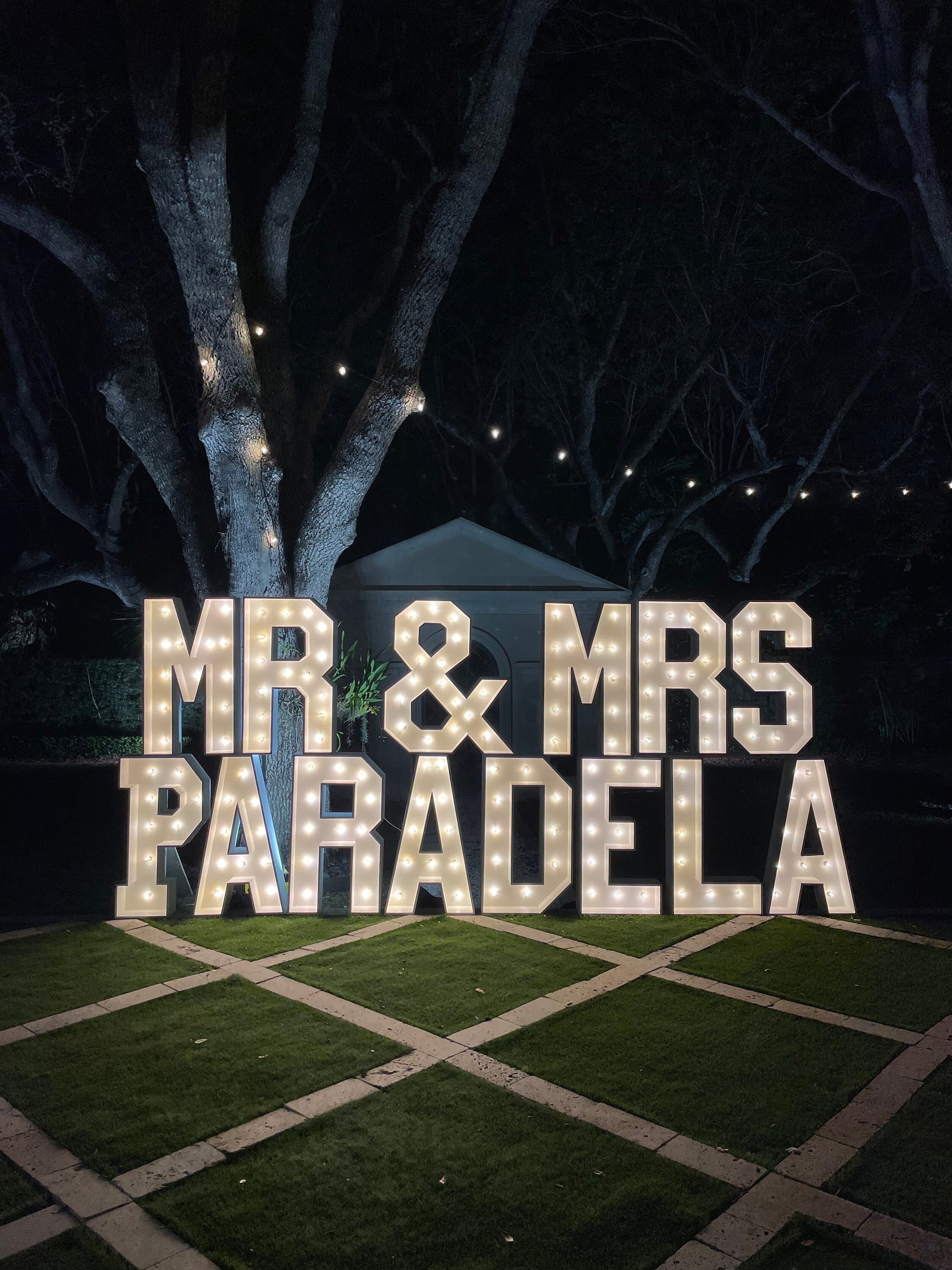3FT Marquee Letters, Numbers | 3D Letters | Large Light Up Letters | Wedding Lighting | DIY Wedding | Events | Event Rentals | Wood Letters
