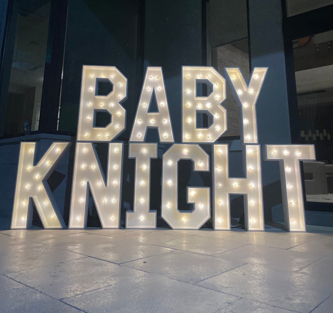 3FT Marquee Letters, Numbers 3D Letters Large Light up Letters Wedding