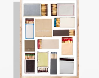 Personalized Matchbook Wall Art | DIY Canva Template (Instant Download)