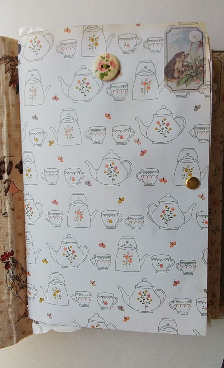 Vintage Recipe Junk Journal Journal Etsy