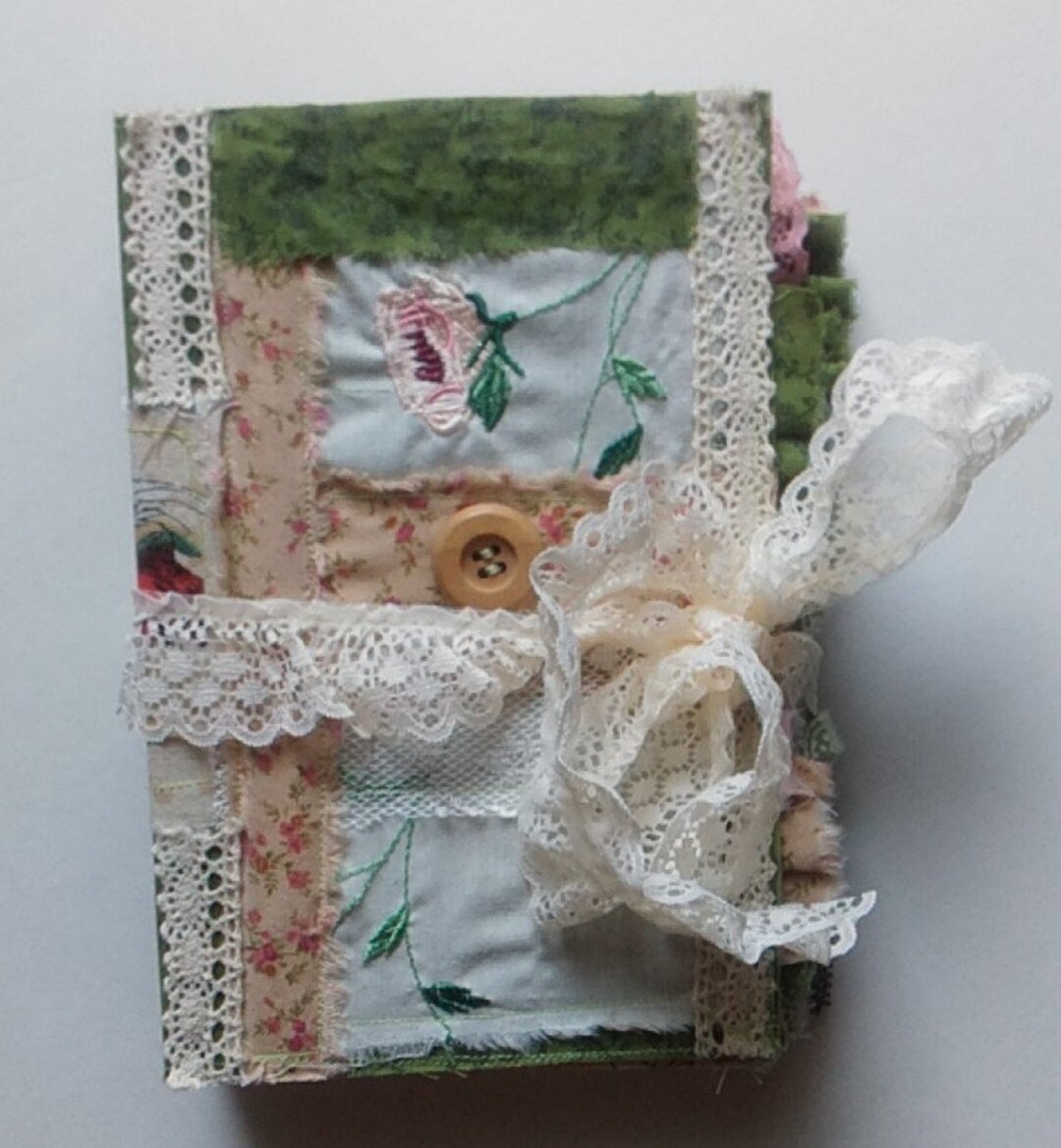 Fabric Country Junk Journal - Etsy