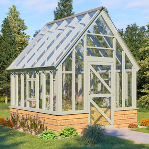 10x10 DIY Greenhouse Plans With Garden Beds