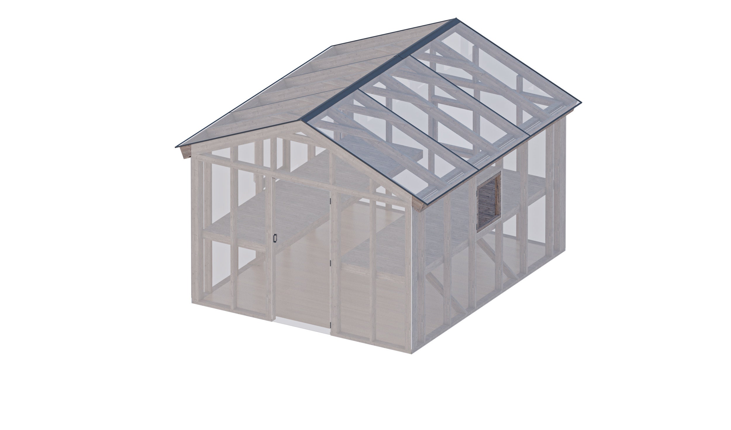 Greenhouse Plans Featuring Garden Shelves | DIY 10x12 Gable Design ...