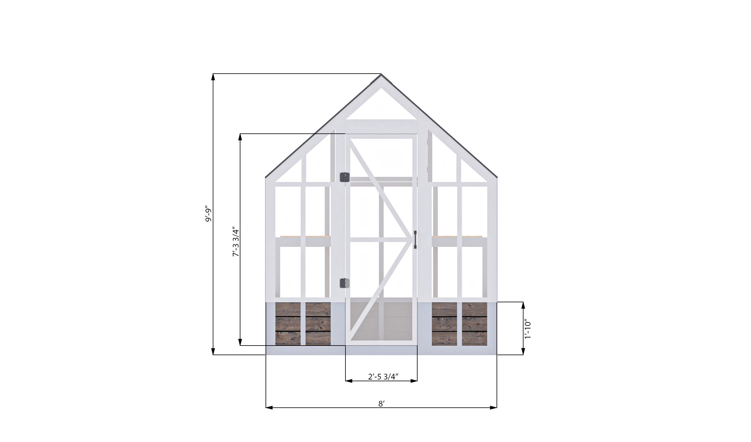 Greenhouse Building Plans With Gardening Shelves Etsy