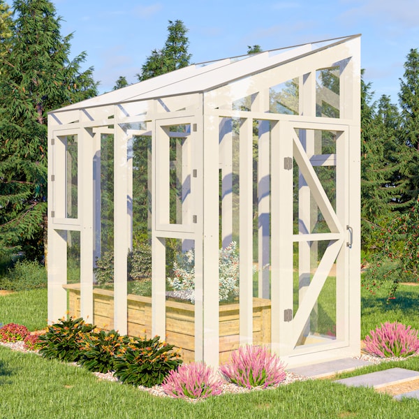 Small Greenhouse Plans 6x8 Greenhouse With Raised Garden Beds