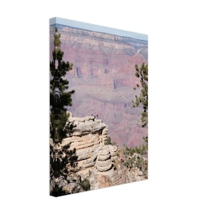 Stampa su tela con ispirazione di viaggio, splendide fotografie del Grand Canyon, perfetta decorazione murale per la casa, regalo unico per gli amanti della natura