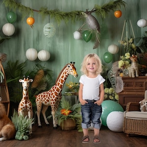 Jungle Backdrops, Safari backdrop, Wild one backdrop, Transport Your Subjects to the Heart of the Jungle background