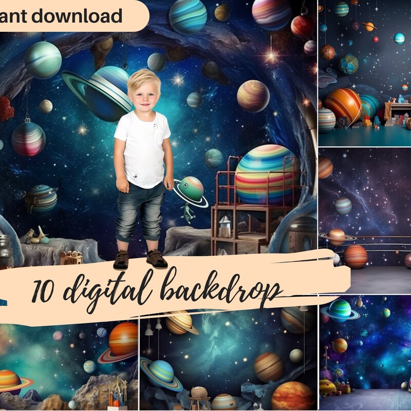 Space Backdrop - Etsy