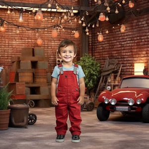 Race Car Backdrop - Perfect for Race Car Birthday Party and Kids' Events