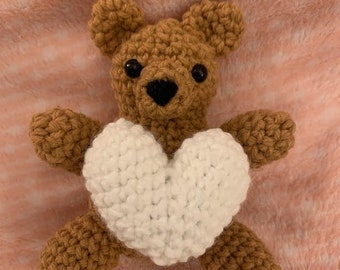 Cute crochet teddy bear PATTERN