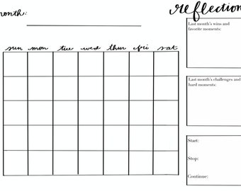 Sweetly Balanced Lifestyle Journal pages