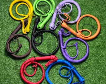Handcrafted 3 FT Nylon Snake Whip, 12-Plait Signal Whip