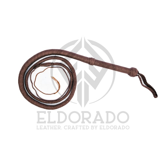Handmade Brown Nylon Bullwhip: Indiana Jones Style, 12 Plait - Etsy