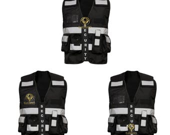 Tactical Security Duty Patrol Vest: Heavy-Duty, Adjustable Fit