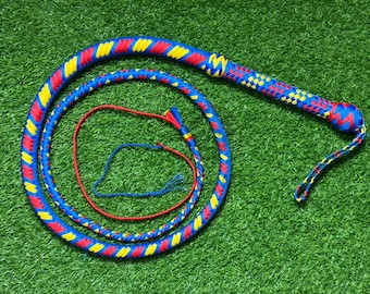 Látigo de nailon para cazar, hecho a mano, estilo australiano, para tiro al blanco