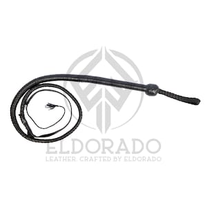 3 Ft to 4 ft 12 plait Cowhide Leather, shot loaded Snake Whip, snake bullwhip, Leather Snake Whip, Full leather whip.