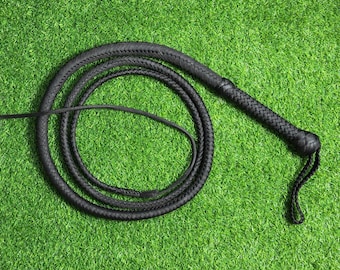 Indiana Jones Nylon Bullwhip: 12 Plait, Shot Loaded (4 ft to 16 ft)