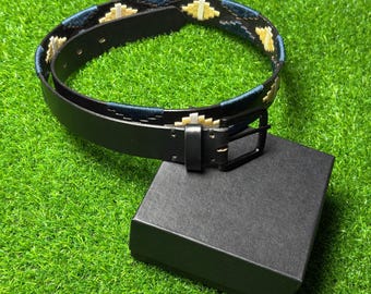 Cintura Polo In Pelle Argentina Premium