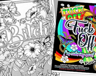 Swear Word Adult Coloring Book: Humorous Stress Relief