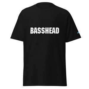 Bass Head T shirt Embroidered Custom T shirt Bass Head Rave T shirt EDM Clothing Bass Lover Shirt