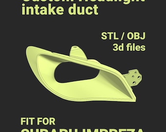 For Subaru Impreza (GD, GG, G11) Headlight intake duct