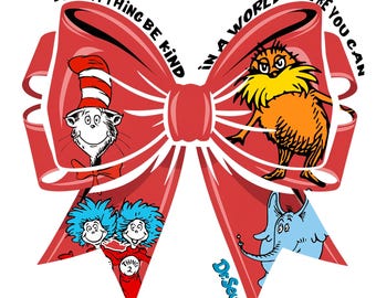 Read Across America PNG: Coquette Teacher Design (Digital Download)