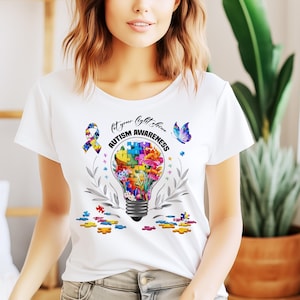 Autism Awareness PNG: Let Your Light Shine Sublimation (Digital Download)