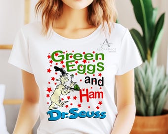 Read Across America Day SVG PNG: Green Eggs and Ham (Digital Download)