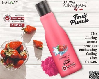 Nettoyant pour le corps au punch aux fruits, hydratant, nettoyant, nettoyant pour le corps naturel, nettoyant pour le corps de douche, produit de soin du corps avec des cadeaux gratuits