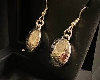 Australian 5 Cent Domed Earrings - Choose the Year 1966 - 2025