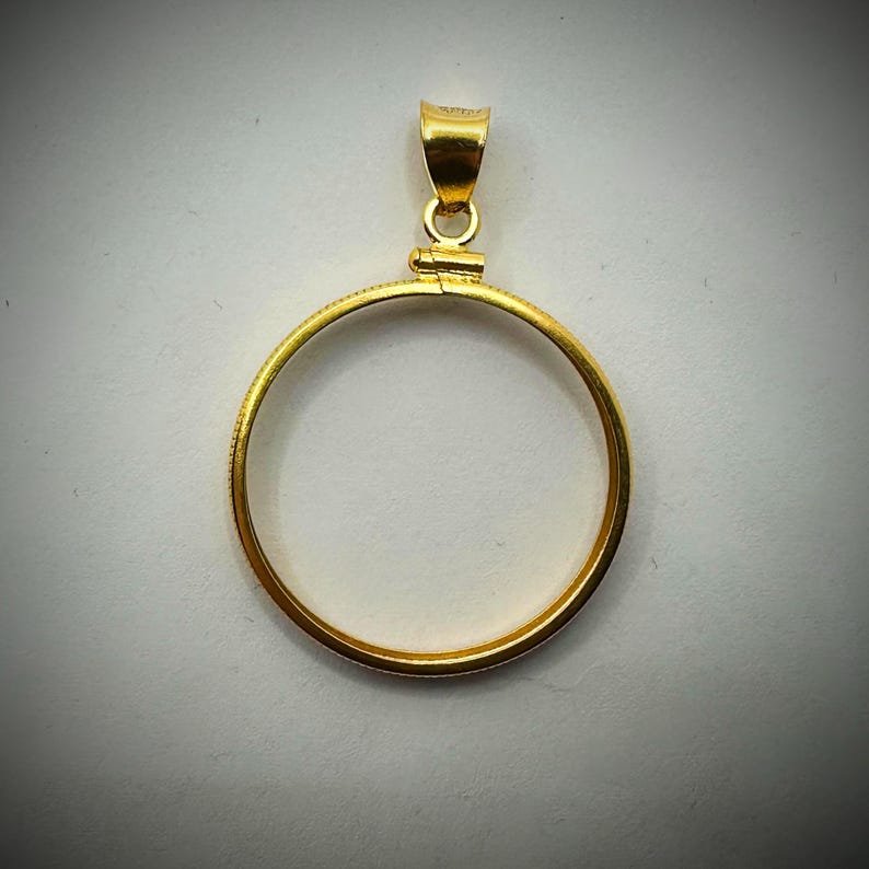 British Florin Yellow Gold-filled Coin Edge Bezel - Jewellery Finding ...