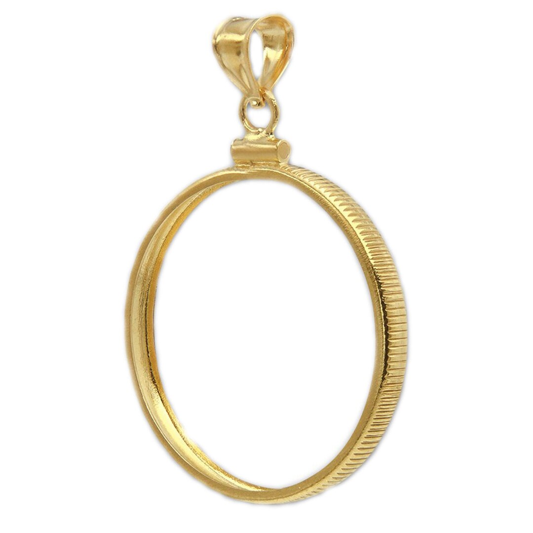 British Penny Yellow Gold-filled Coin Edge Bezel - Etsy