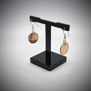 Australian 1 Cent Dangle Earrings - Choose the Year 1966-1990