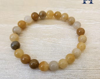 Natural Yellow Aventurine Stretchy Bracelet