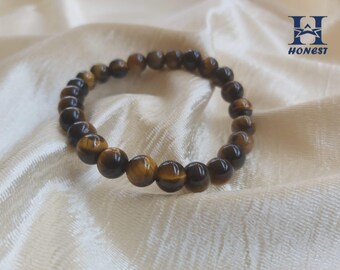 Natural Tiger Eye Stretchy Bracelet