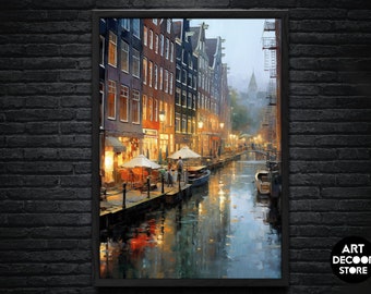 Dutch cities vintage | Artistic Wall Decor | Original Vintage Art | Digital Download | Printable Art
