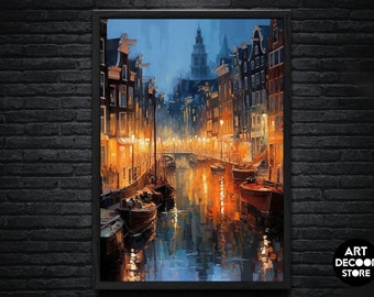 Dutch cities vintage | Artistic Wall Decor | Original Vintage Art | Digital Download | Printable Art