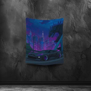 GTR R35 Godzilla Tenture murale